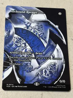 mtg extended art Arcbound Ravager, PZA modular, TMNT, unplayed - Image 1