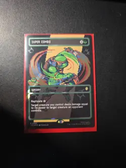 Super Combo - Surge Foil - Sorcery - Borderless Teenage Mutant Ninja Turtles MTG - Image 1