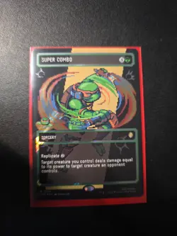 Super Combo - Surge Foil - Sorcery - Borderless Teenage Mutant Ninja Turtles MTG - Image 2