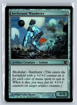 Arcbound Wanderer 200 Common Modern Masters Magic: The Gathering Foil Near Mint - Image 1