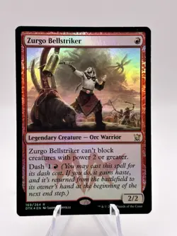 Zurgo Bellstriker 169/264 Foil Dragons of Tarkir DTK MTG LP - Image 1
