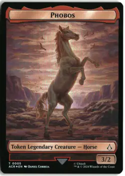 MTG Assassin // Phobos Double-Sided Token FOIL T Universes Beyond: Assassin's Cr - Image 2