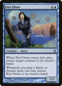 1x Kiri Onna - NM English MTG - Saviors of Kamigawa - Image 1