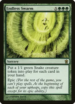 1x Endless Swarm - NM English MTG - Saviors of Kamigawa - Image 1