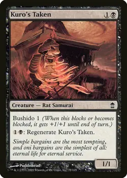 1x Kuro's Taken - NM English MTG - Saviors of Kamigawa - Image 1