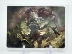 MTG AFIN Final Fantasy Art Series 29/53 Gold Stamp Kimahri, Valiant Guardian - Image 1