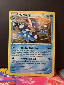 Pokemon TCG Greninja Breakpoint 40/122 Exclusive Cracked Ice Holo Card - Image 1