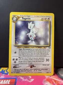 Pokemon TCG Neo Genesis Togetic #16/111 Unlimited Holo Rare Card - Image 1