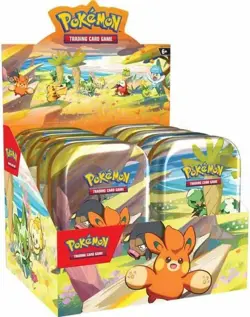 Pokemon Paldea Friends Mini Tins Display Box Brand New Sealed - Image 1