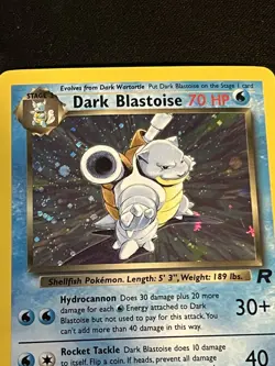 Pokemon 1st Edition Team Rocket Holo Dark Blastoise – 3/82 – VLP/NM - Image 2