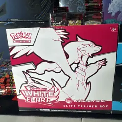 Black Bolt and White Flare POKEMON CENTER ETB Elite Trainer Box SEALED - Image 2