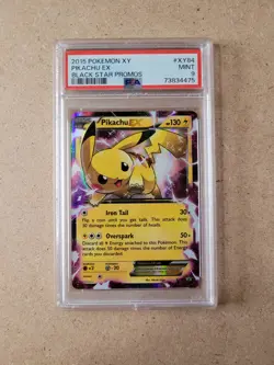 Pikachu EX XY84 Black Star Promo PSA 9 - 2015 Pokemon XY Generation - Image 1