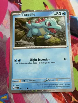 Pokemon Ascended Heroes #41/217 Totodile Cosmos Holo - Image 1