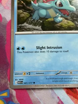 Pokemon Ascended Heroes #41/217 Totodile Cosmos Holo - Image 4