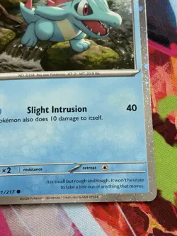 Pokemon Ascended Heroes #41/217 Totodile Cosmos Holo - Image 5