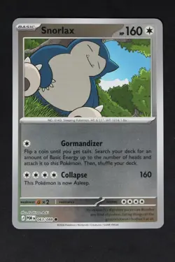 Pokemon Snorlax Reverse Holo C NM - Perfect Order 063/088 - Image 1