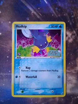 Mudkip 58/100 Reverse Holo Pokemon EX Crystal Guardians Stamped HP - Image 1