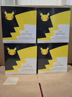 Pokemon TCG: Celebrations Pokemon Center Elite Trainer Box (4) Boxes 820650809866 - Image 1