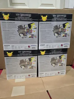 Pokemon TCG: Celebrations Pokemon Center Elite Trainer Box (4) Boxes 820650809866 - Image 2