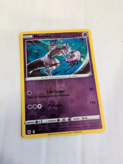Mewtwo - 056/172 - Pokemon Brilliant Stars Sword & Shield Reverse Holo Rare NM - Image 1