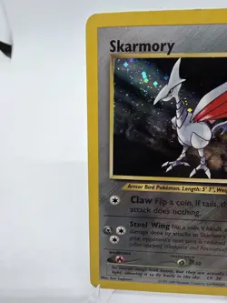 Skarmory 13/111 Neo Genesis Holo Rare Pokemon TCG 2000 Ken Sugimori LP - Image 3