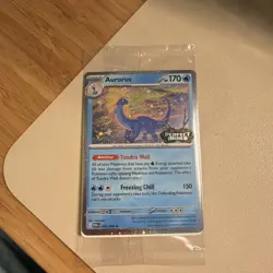 Aurorus 024/088 - Pokemon Perfect Order stamped promo (sealed) - Image 1