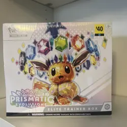 Pokemon TCG Prismatic Evolutions ETB Elite Trainer Box Brand New Factory Sealed - Image 1