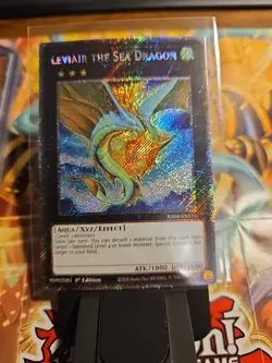 Leviair The Sea Dragon - Platinum Secret Rare 1st Ed. RA04-EN155 - NM - YuGiOh - Image 2