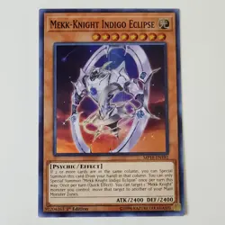Mekk-Knight Indigo Eclipse - MP18-EN182 - NM/VLP - Super Rare - 1st ed - Yugioh - Image 1