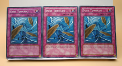 (3x) Yugioh - Dust Tornado - (1) YSD-EN034 (2) SD3-EN027 - First Edition - LP - Image 1