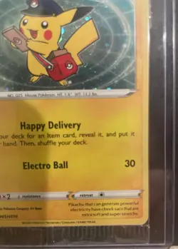 Pokemon Center Special Delivery Pikachu SWSH074 Black Star Promo SEALED - Image 4