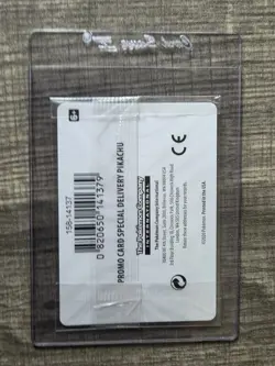 Pokemon Center Special Delivery Pikachu SWSH074 Sealed Promo Card - Image 2