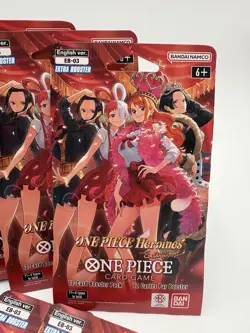 One Piece Heroines Ep-03 Sleeved Blister Packs X10 Tcg Bandai Factory Sealed - Image 2