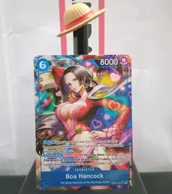 Mint + One Piece CCG Boa Hancock Super Rare Alt Art EB03-026 - Image 1