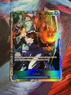 1x Sabo OP15-046 SR Adventure on Kami's Island Foil English One Piece - Image 1