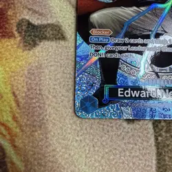 ONE PIECE OP-15 Adventure on KAMI's Island OP13-042 SP Edward Newgate NM English - Image 2