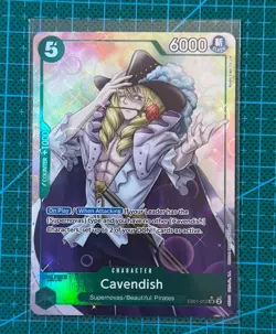 One Piece TCG Cavendish EB01-012 Alternate Art EB01 Memorial Collection English - Image 1