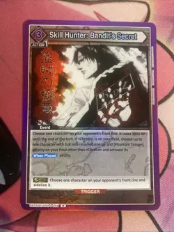 Union Arena TCG Hunter X Hunter Holo Foil Skill Hunter: Bandit’s Secret (065) - Image 1