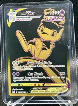Pokemon TCG Mew VMAX TG30/TG30 Lost Origin Trainer Gallery Secret Rare Card - Image 1