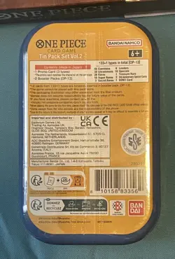 Lot of 2 One Piece Card Game Illustration Box Volume 5 BRAND NEW 1 Op13 Mini Tin - Image 4