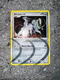 Pokemon TCG Cards Arceus AR9 Platinum Arceus Secret Rare Holo NM - Image 3