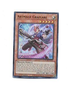 Yugioh Yu-Gi-Oh! Artmage Graflare DUAD-EN010 1st edition UR Card - Image 1