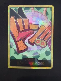 One Piece Don!! Foxy Gold Frame The Best Vol 2 Premium Japanese DON Card - Image 1