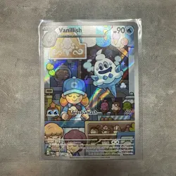 Pokemon TCG Vanillish Paradox Rift 190/182 Holo Illustration Rare Card - Image 1