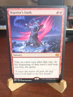 MTG: Warrior's Oath MYTHIC #130, NM Double Masters 2022 Chase Sorcery Card!! - Image 1