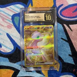 CGC PRESTINE 10 MEW ex UR 208/265 sv2a GOLD 151 Japanese Pokemon Card - Image 1