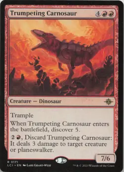 Trumpeting Carnosaur R The Lost Caverns of Ixalan 171 - LP MTG - Image 1