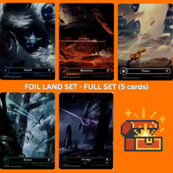 Foil Land Set - Edge of Eternities - Magic: The Gathering - Land Lot of 5 - Image 1