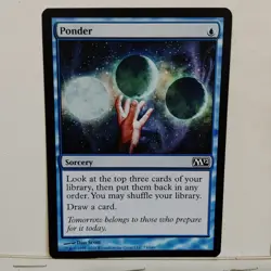 PONDER --- MTG -- MAGIC 2012 --- NM - Image 1