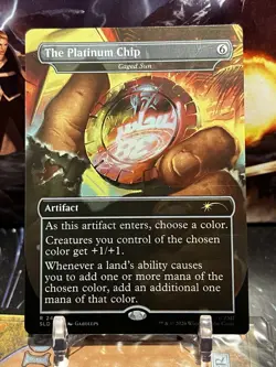 MTG | The Platinum Chip - Caged Sun (2461) ✨FOIL✨ [Secret Lair Fallout] - Image 1
